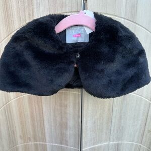 The Children's Place Black Plush Cape